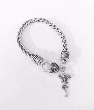 Cheerleader Charm Bracelet Pom Cheer Cheerleading Squad Daughter Gift Jewelry