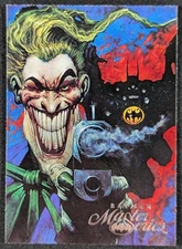 Target Practice Joker Gun Batman 1995 Master Series Skybox DC Card #27 (NM)