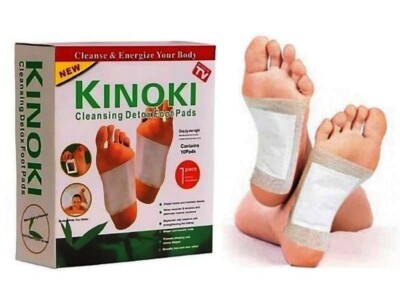 Buy 5 Get 1 Free KINOKI CLEANSING DETOX FOOT PADS 6x10 (60 Pads) Fast Ship