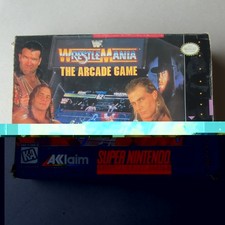Acclaim WWF WrestleMania: The Arcade Game SNES Manual Included KA NTSC-U/C 1995