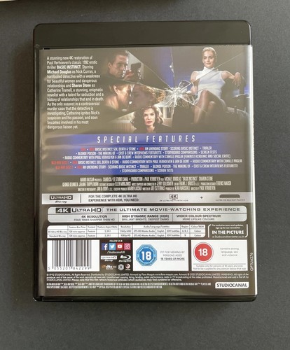 Basic Instinct (4K UHD Blu-ray, 1992, EU Import, Region Free) - Picture 2 of 4