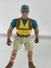Original Retired Jurassic Park Lost Worlds Nick Van Owen With Cap Kenner Figure