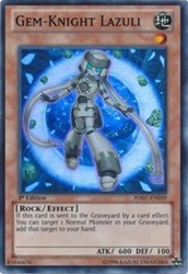 Gem-Knight Lazuli HA07-EN039 1st Edition Super Rare