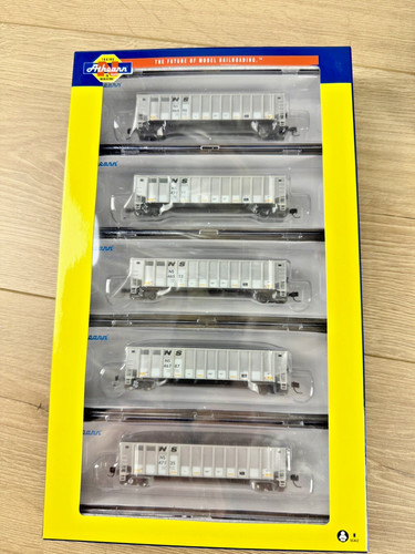 Paquete de 5 Athearn, escala N, Norfolk Southern Bethgon Coalporters ATH 25017 NUEVO EN CAJA | Condition: New