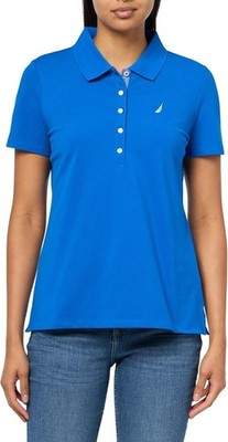 Women's Shirt Short Sleeve Polo Sleeve Button Placket Collared Neck Size X-Small