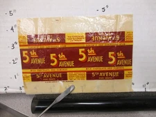 candy bar wrapper 1940s 5TH AVENUE Luden's 1.5 oz 5 cents chocolate almonds #1