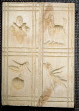 Model Spekulatius, około 1930 roku, ok. 7,5x10,5x1,2 cm, drewno bukowe, (?) Ręcznie robiona, SS /A2