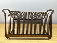 Vintage Luric Record Holder Vinyl Metal Wire Rack Display