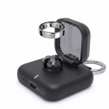 Wireless Charging Case Compatible with Oura Ring Gen 4: 2000Mah Portable Travel