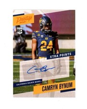 2021 Prestige XTRA POINTS ROOKIE SP CAMRYN BYNUM AUTO RC! CAL, COLTS SAFETY! 