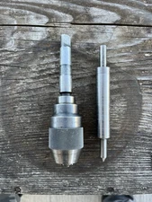 NICE! Albrecht 0-3/8"(0-10mm) Keyless Drill Chuck W/ Jacobs Straight Shank & Bit