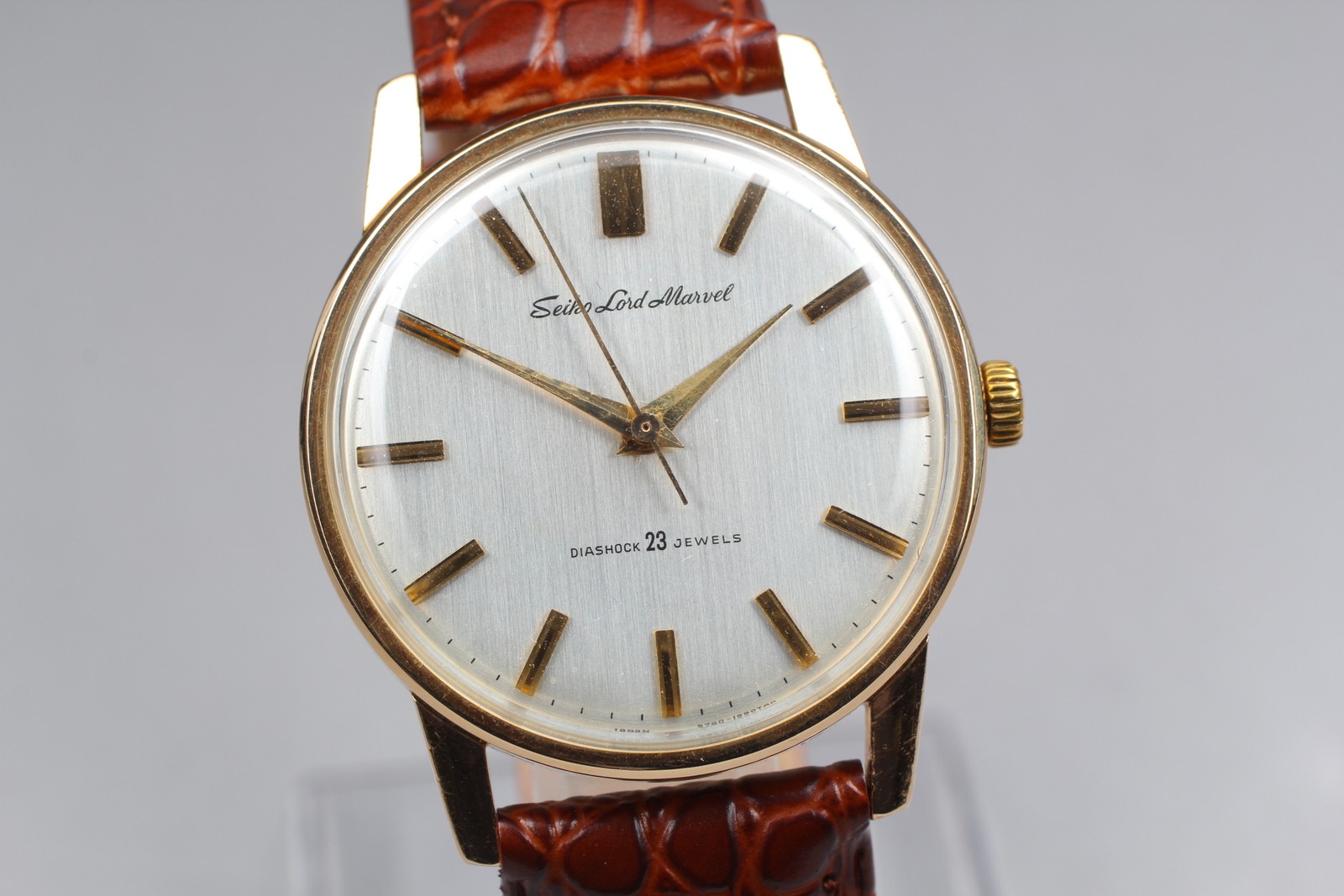 [N MINT] Vintage 1964 Seiko Lord Marvel 5740-1990 23J Hand Winding Mens Watch