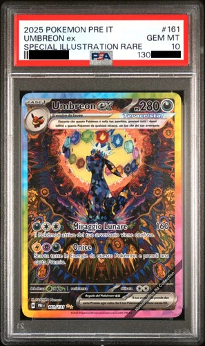 UMBREON EX 161/131 PSA 10 ⭐⭐ PRISMATIC EVOLUTIONS - ALTERNATIVES ITA [GEM MINT]