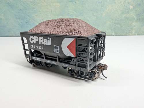 Modelo de coche de mineral de metal escala HO Power con carga Canadian Pacific CP #377235 LEER | Zustand: Used