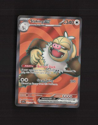 Slaking ex 227/191 Surging Sparks Full Art Ultra Rare Holo Pokemon Card NM