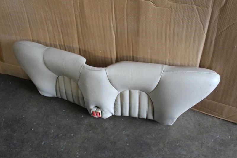 1997 1998 1999 2000 JAGUAR XK8 REAR SEAT BOTTOM CUSHION TAN OATMEAL TRIM AGD Foto 3 de 4
