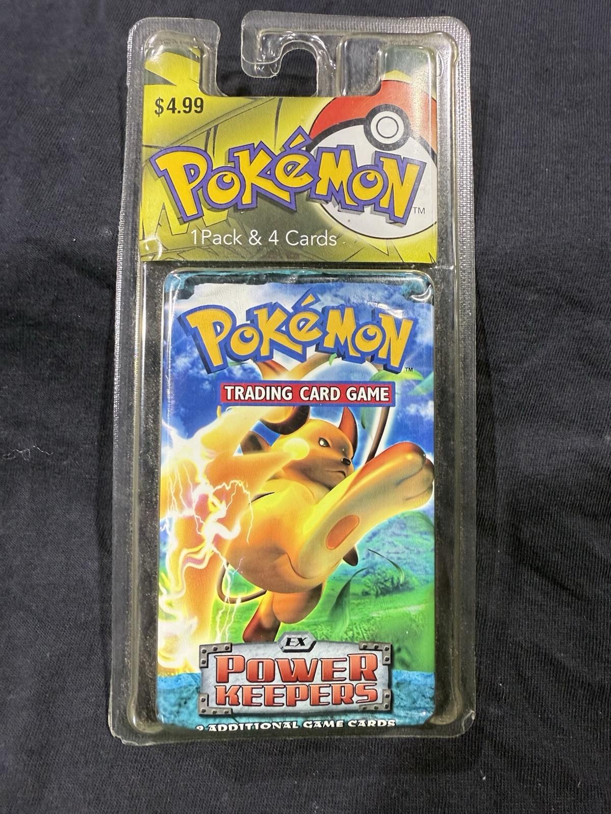 Blister Pack Pokemon Power Keepers trading card — raw and PSA graded price guide
