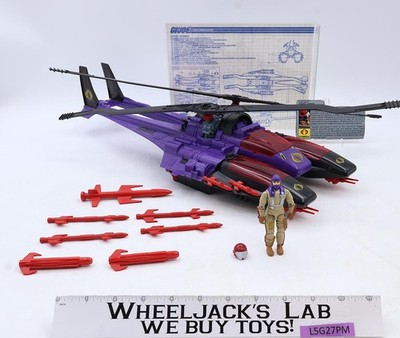 Cobra Mamba W/ Gyro Viper 100% Complete GI Joe 1987 Hasbro Action Figure Vehicle