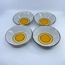 vintage stonehenge midwinter sun soup cereal bowls set of 4 1970's