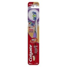 Colgate Total 360 4 Zone Whole Mouth Clean Manual Toothbrush, Soft Pack of 2
