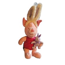 RARE Disney Store Winnie The Pooh Plush Easter Bunny Eared PIGLET w/Bunny 17"