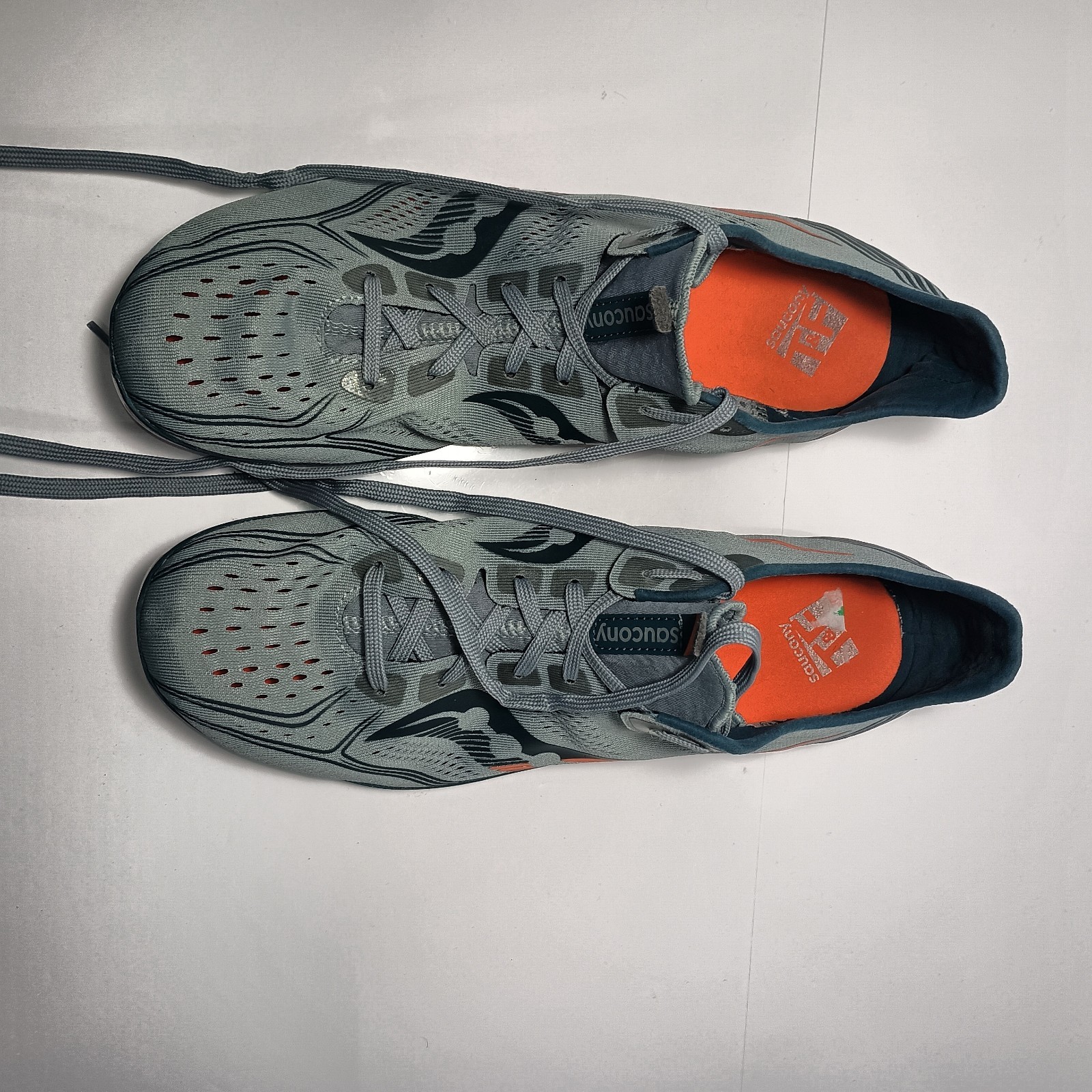 Size 10.5 - Saucony Endorphin 3 Men's Track Shoes S29070-2 W/ Spikes & Tool thumbnail 13