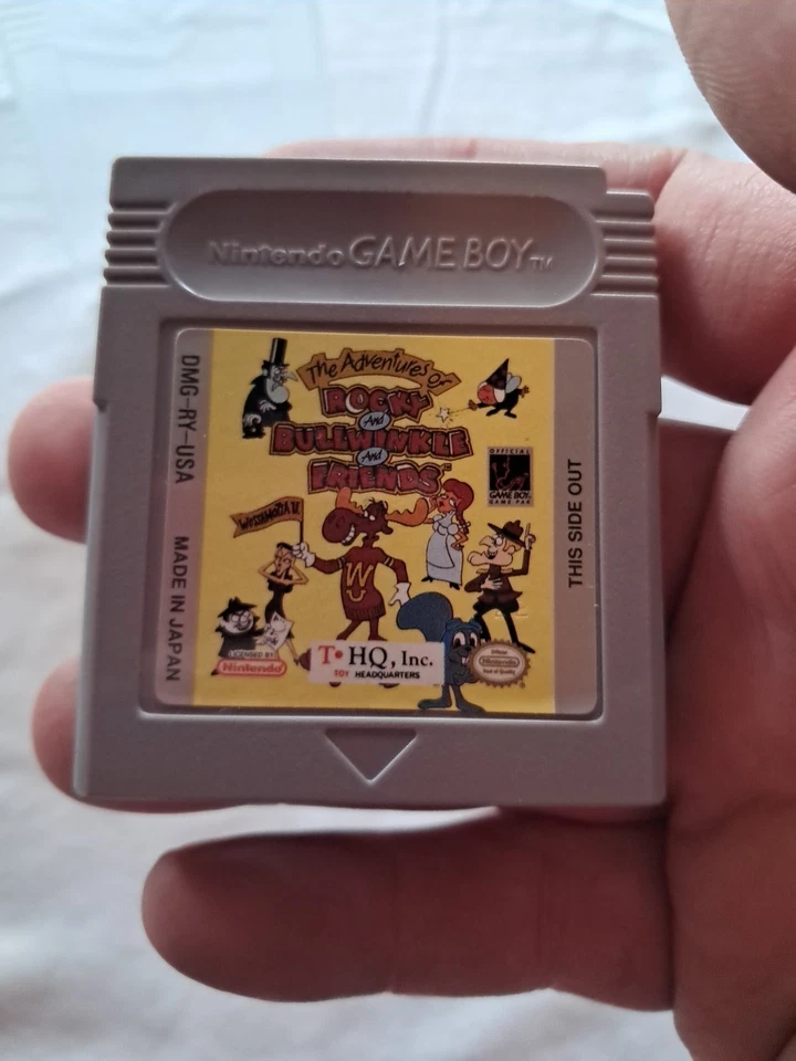 The Adventures of Rocky and Bullwinkle and Friends Game Boy Game w/Case Tested - Image 4 of 4