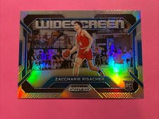 2024 Panini Prizm Draft Picks Widescreen Silver Zaccharie Risacher #17 Rookie RC