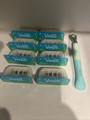 Gillette Venus Extra Smooth  Refill 5-Blade + Handle(8)  Cartridges