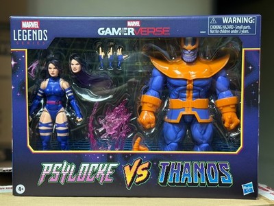 HASBRO MARVEL LEGENDS GAMERVERSE 6'' PSYLOCKE VS THANOS 2-PACK CAPCOM
