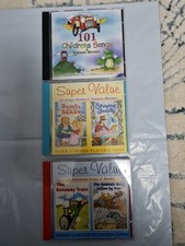 Childrens cd bundle: songs, nursery rhymes and stories, great for parties
