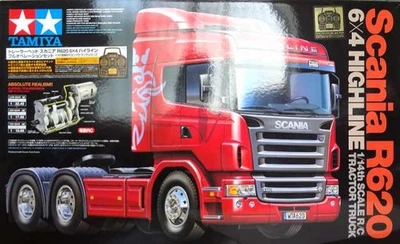 Tamiya 1/14 Scania R620 6x4 Highline Full Operation RC Truck Kit 2.4GHz Rare JPN - Photo 1/4