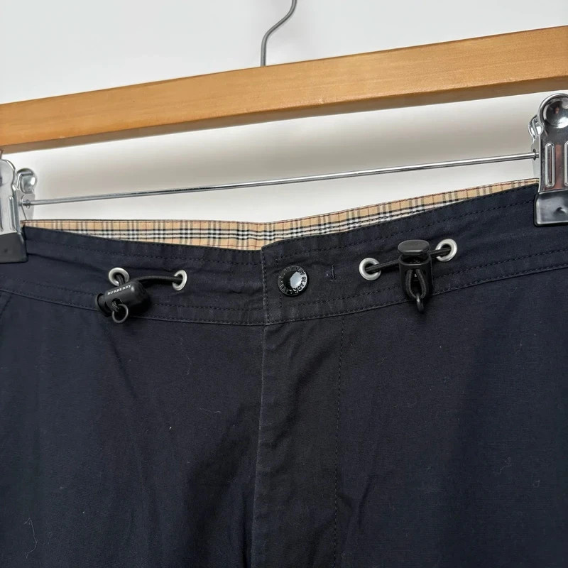 Burberry Black Label Black Cargo Shorts image 3