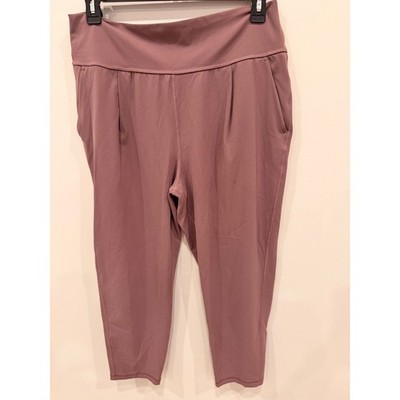 Athleta Elation Ankle Pant Women's XL  Mauve Stretch Active Yoga Jogger Style