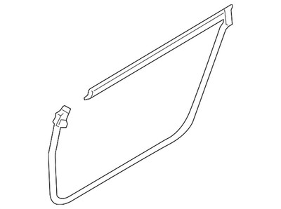 Genuine Nissan Lower Weather-Strip 80831-62B0A