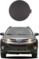 Car Front Bumper Tow Hook Cover Compatible with RAV4 2013-2015 RAV4