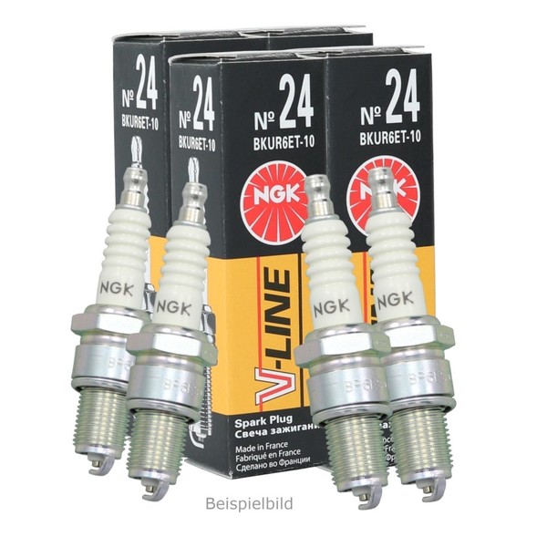 NGK 4X ZüNdkerze 5461 V-Line FüR Audi Seat Skoda VW Lamborghini Bentley-image