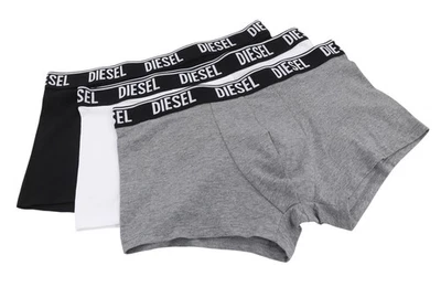 Diesel UMBX-Shawnthreepack-RG Lot 3 Boxers Hommes Coton Noir 2XL - Photo 1/4