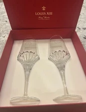 Remy Martin Louis XIII Cognac  Set Of 2 Twin Crystal Glasses New