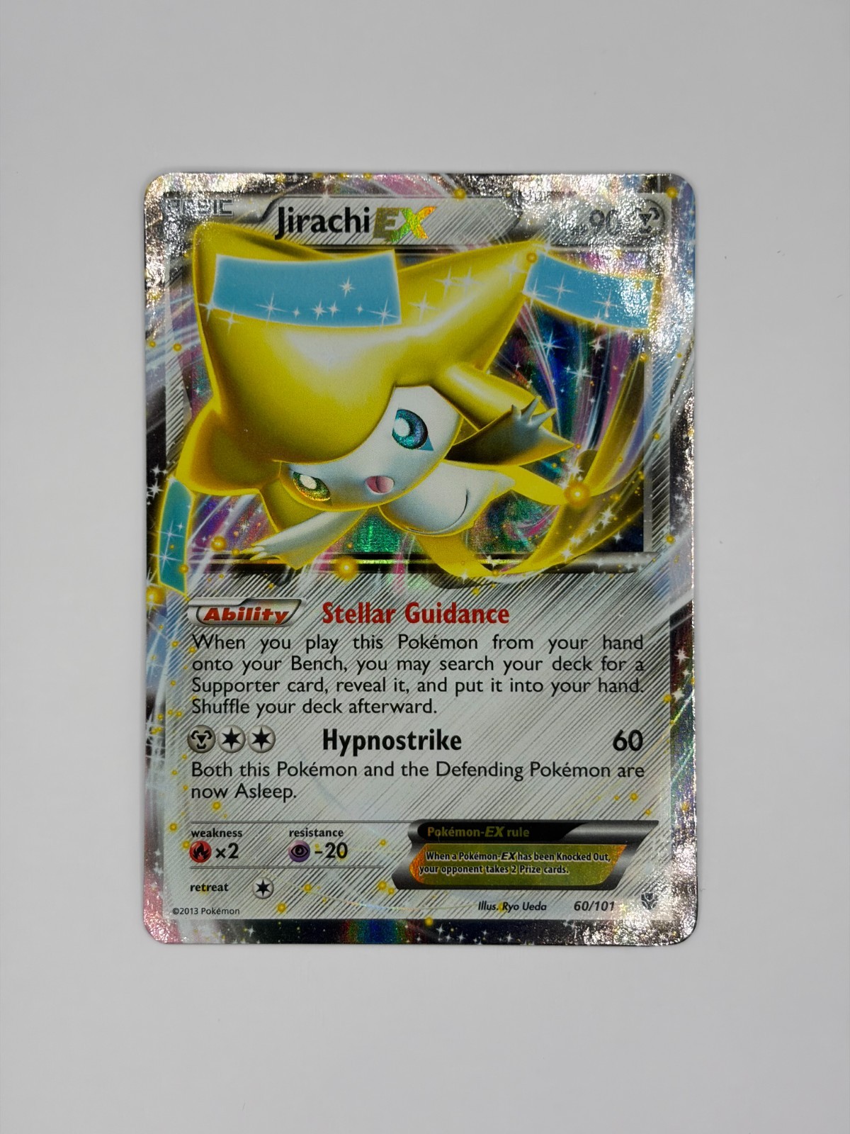 POKEMON TCG - JIRACHI EX (60/101) ULTRA RARE - PLASMA BLAST - NM