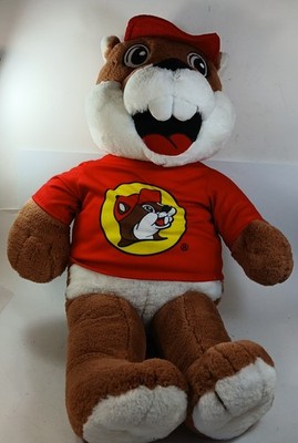 Buc-ees Plush Bucky Beaver Stuffed Animal 28 in. Large Huge Embroidered Eyes