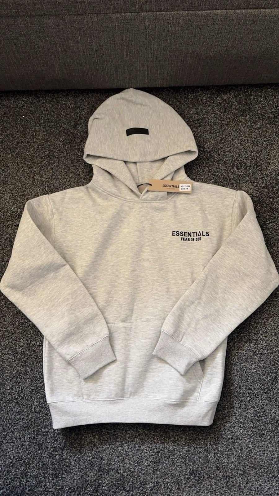 Tuta Fear of God Essentials farina d'avena taglia S