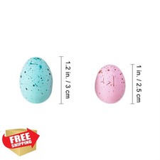 Winlyn 120 Pc Mini Easter Foam Eggs 8 Colors Speckled