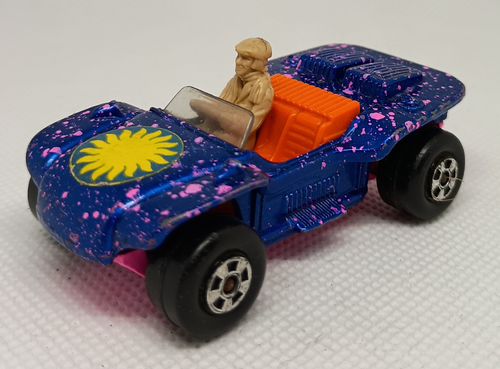 Boîte D'allumettes Miniature Matchbox #47 Beach Hopper Rolamatics – 1973, échelle 1:64