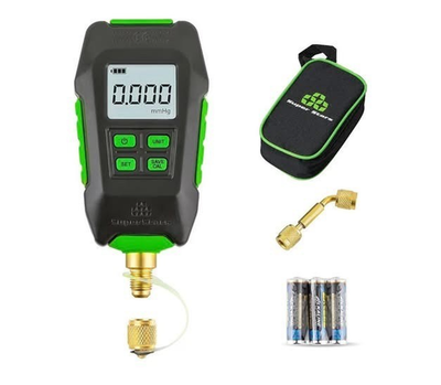 #ad #ad Super Stars Digital Micron Vacuum Gauge 1 4 inch SAE HVAC Pressure Tester $99.50