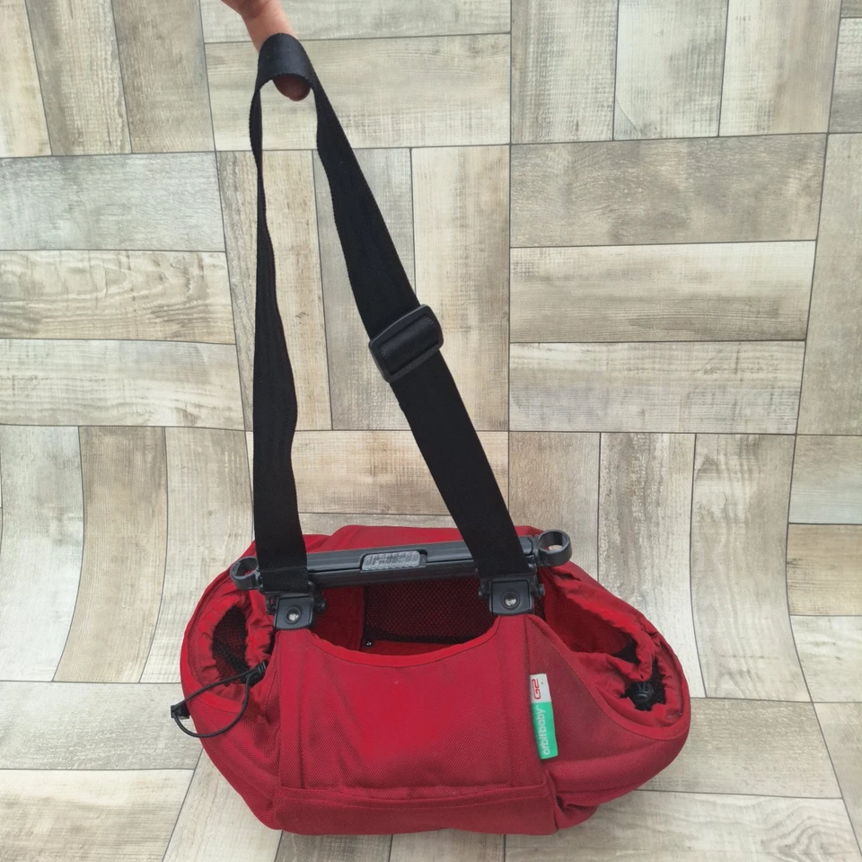 Orbit Baby G2 Pannier Stroller Basket Diaper Bag Maroon Red orbitbaby used - Image 4 of 4