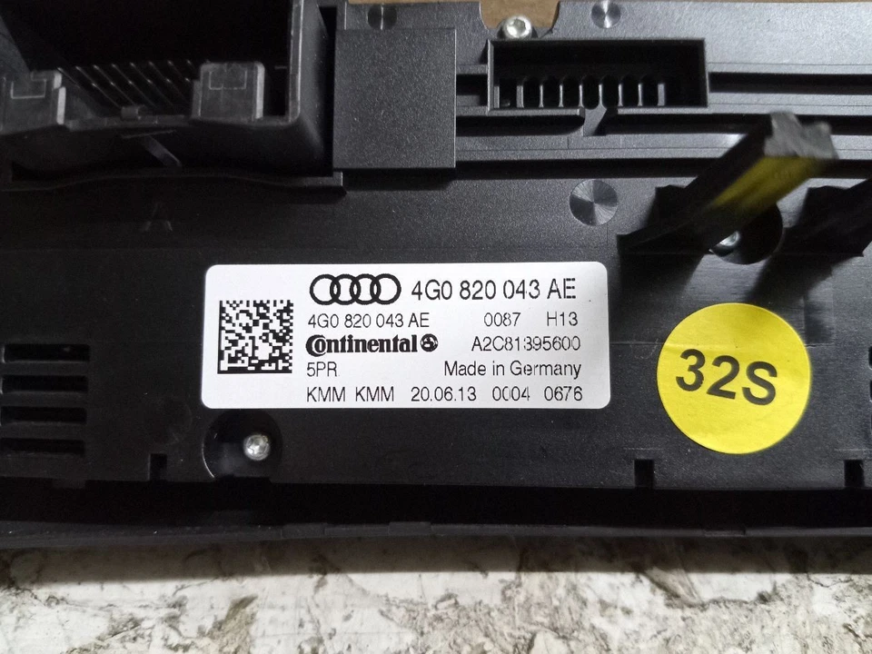 2012-2015 AUDI S6 FRONT A/C HEATER SEAT CLIMATE TEMPERATURE CONTROL 4G0820043 - Image 4 of 4