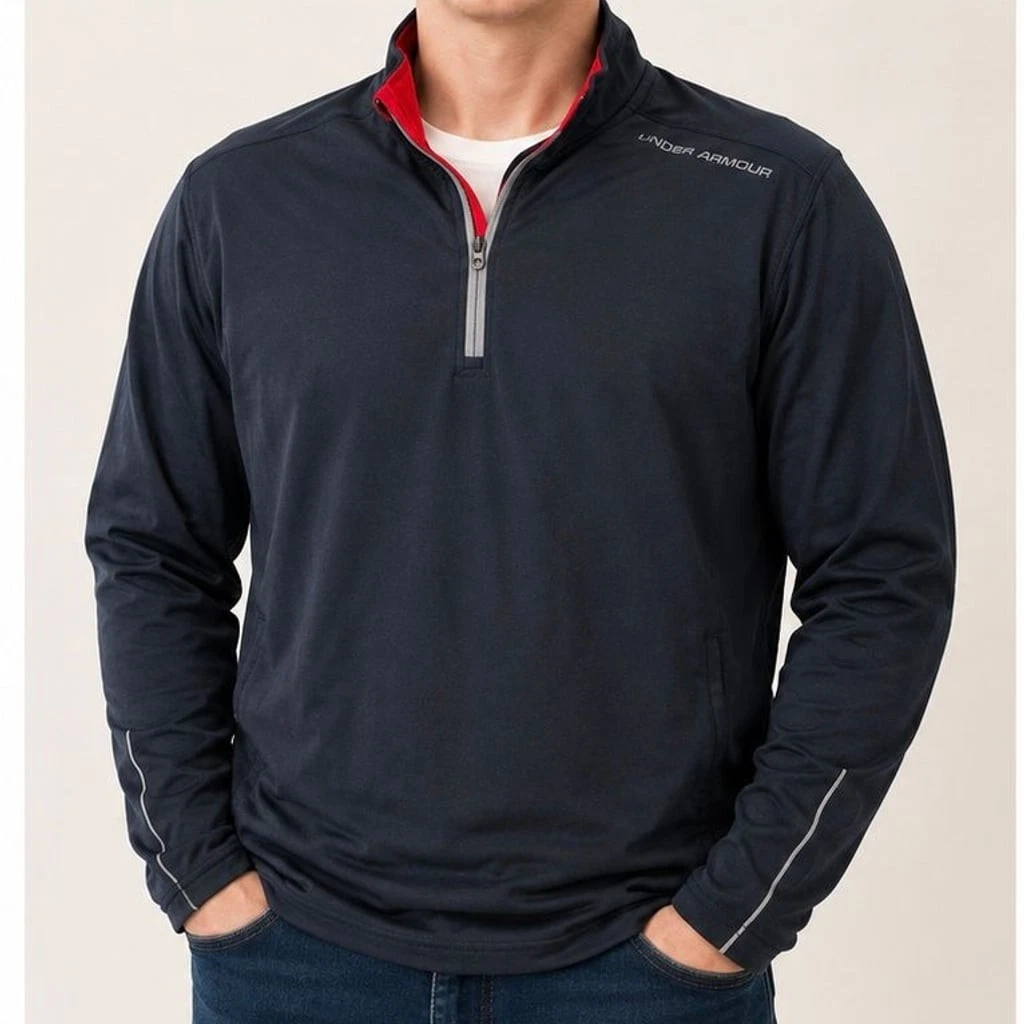 Under Armour UA Storm Quarter Zip Pullover Jacket Navy Black Size Large
Opens in a new window or tab