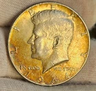 1964-D Kennedy Silver Half Dollar 🔥TONING🔥 Denver Mint USA Collector Coin 90%