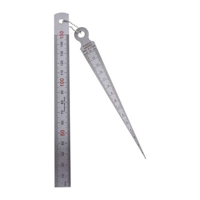 Stainless Steel Taper Welding Gauge Test Welding Taper for Gap Gauge Depth Ruler
